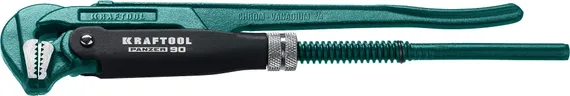 KRAFTOOL PANZER-90, №0, 3/4″, 280 мм, трубный ключ с прямыми губками (2734-05)