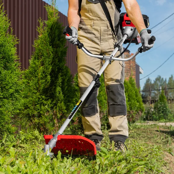 Триммер бензиновый MT-52S, 52 см³, разъемная штанга, состоит из 2 частей MTX