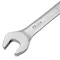Ключ комбинированный трещоточный, 16 мм, CrV, матовый хром Denzel