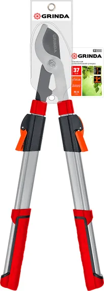 GRINDA T-830, 595-830 мм, закаленные лезвия, телескопический, плоскостной сучкорез (424590)