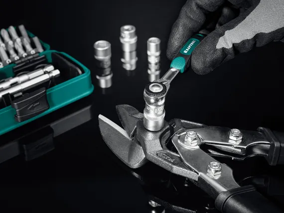 KRAFTOOL X-Drive 35, 35 предм., универсальный набор инструмента 1/4″ (27974)