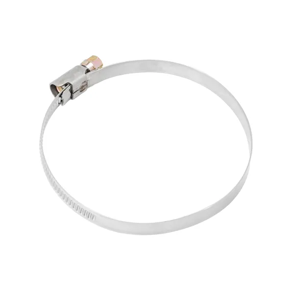 Хомуты нержавеющая сталь, Стандартное болтовое крепление 70-90 мм, 25 штук в упаковке, ширина 9 мм Сибртех