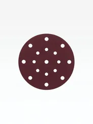 STEHER BOS-150-S 150 мм, Р120, шлифовальный круг на липучке, 17 отв., 5 шт. (35684-120)