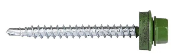 ЗУБР СКД 6002, 50 х 4.8 мм, зелёный лист, 250 шт (1,8 кг.), кровельный саморез, Профессионал (4-300315-48-050-6002)