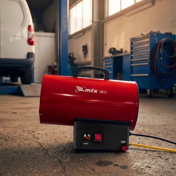 Газовая тепловая пушка GHB-15, 15 кВт, 320 м3/ч, пропан-бутан MTX