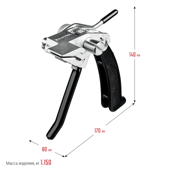 KRAFTOOL Transformer BT-20, инструмент для натяжения стальной монтажной ленты (22620)