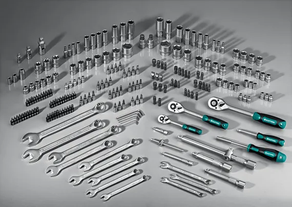 KRAFTOOL X Drive, 216 предм., (1/2″+3/8″+1/4″), универсальный набор инструмента (27888-H216)