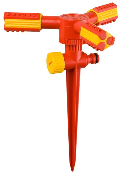 GRINDA 75 м, 2 полив, 3 сопла, на пике, Круговой распылитель (40341_z02)