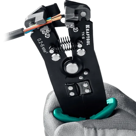 KRAFTOOL TK-6, 0.2 - 6 мм2, автоматический стриппер (22635)