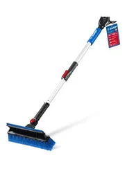 ЗУБР телескопическая щётка с поворотной головой и водосгоном от снега автомобильная, 910-1300 мм, Профессионал (61060-150)