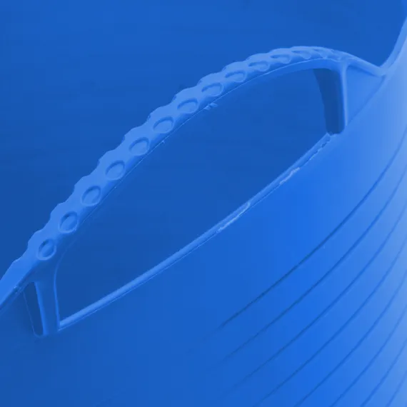 Ведро гибкое сверхпрочное,  28 л, синее, Сибртех