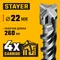 STAYER HERCULES-4Х 22x310 мм, SDS-plus бур (29290-310-22)