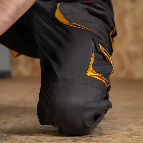 Полукомбинезон профессиональный рабочий, 65% полиэстер 35% хлопок, XXXL Denzel