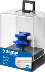ЗУБР 41.3 x 25,4 мм, хвостовик 8 мм, фреза комбинированная универсальная, Профессионал (28729-41.3)