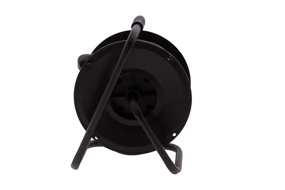 Удлинитель силовой 50 м, 16А, тип УХ10, ПВС, на кабельной катушке, 4 розетки без заземления Сибртех