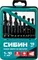 СИБИН 19 шт, (1-10 мм), быстрорежущая сталь, класс В, мет.бокс, набор сверл по металлу (29610-H19)