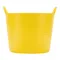 Ведро гибкое сверхпрочное, 28 л, желтое, Сибртех