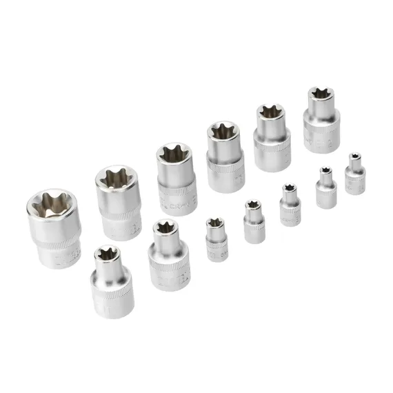 Набор инструментов, 1/2", 1/4", CrV, S2, пластиковый кейс, 109 предметов Denzel