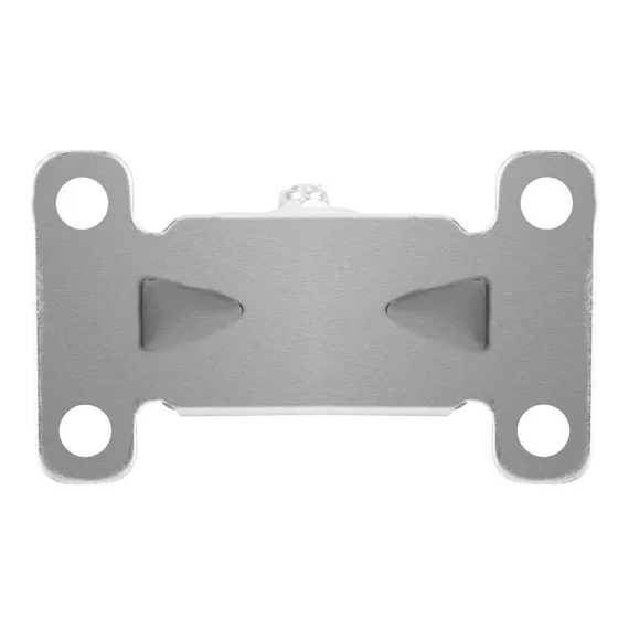 Колесо неповоротное D 75 мм, крепление  платформенное Сибртех