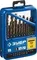 ЗУБР Кобальт, 19 шт, (1-10 мм), сталь Р6М5К5, класс А, мет.бокс, набор сверл по металлу, Профессионал (29626-H19)