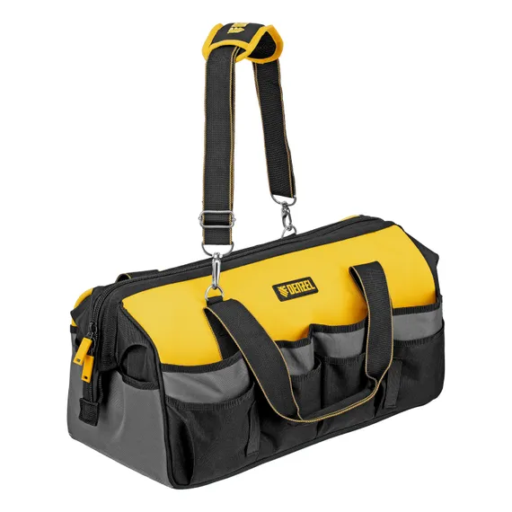 Сумка для инструмента, 500х245х300 мм, 20 карман.,съемный органайз. 10 карман.,наплеч. рем. Denzel