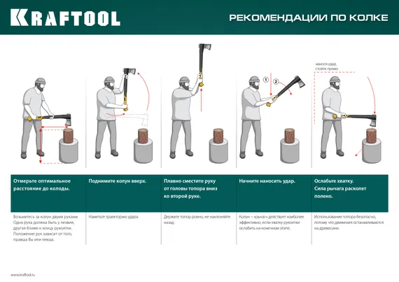 KRAFTOOL X11, 1100/1400 г, в чехле, 450 мм, топор-колун (20660-11)