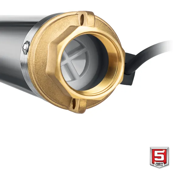 ЗУБР 1800 Вт, 135 м напор, скважинный центробежный насос, корпус из нержавеющей стали (НСЦ-100-135)