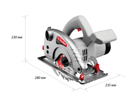 ЗУБР d 140 мм, 900 Вт, циркулярная пила (дисковая) (ЗПД-900)