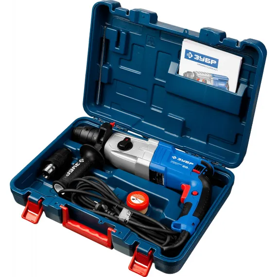 Уценка. Перфоратор ЗУБР 800 Вт, 28 мм, SDS Plus + БЗП, серия Профессионал (ЗП-28-800 КМ-U)