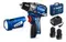 Дрель-шуруповерт + LED фонарь, ЗУБР КОМПАКТ #4, набор: BRUSHLESS, 12 В, 45 Н·м, 2 АКБ тип Т7 (2 А·ч), кейс, Профессионал (DB-121-22F)