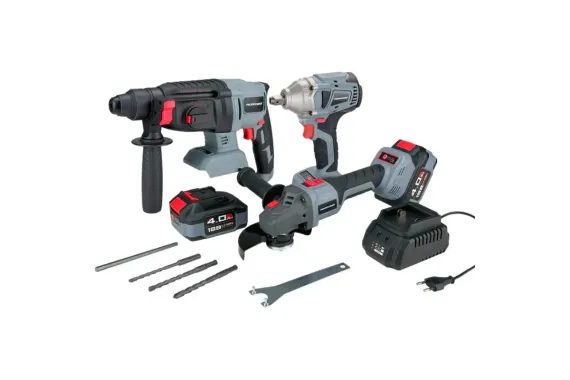 Набор PROFIPOWER 3 в 1 :УШМ MKDGA-18V + гайковёрт MKBL-18B + перфоратор MKDHR-18V E0095