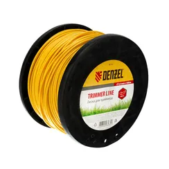 Леска для триммера круглая   2.4 мм, 160 м, на Din катушке Denzel