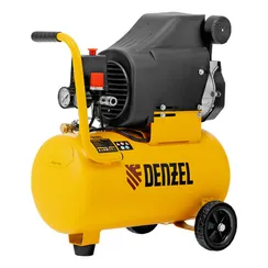 Компрессор воздушный DLC1300/24 безмасляный 1.3 кВт, 24 литра, 206 л/мин Denzel