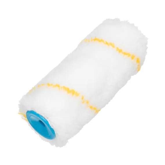 Миди-валик сменный ПОЛИАКРИЛ желтая полоса, 110мм, ворс 12мм, D 30мм, D ручки 6мм MTX