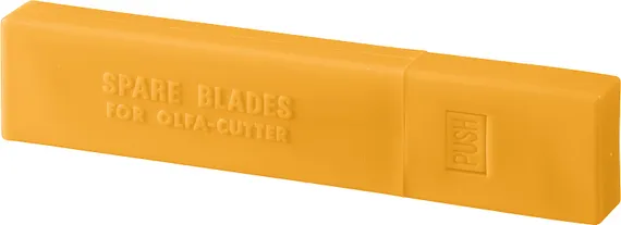 OLFA 18 мм, 10 шт, в пластиковом кейсе + блистер, сегментированные лезвия (OL-LB-10B)