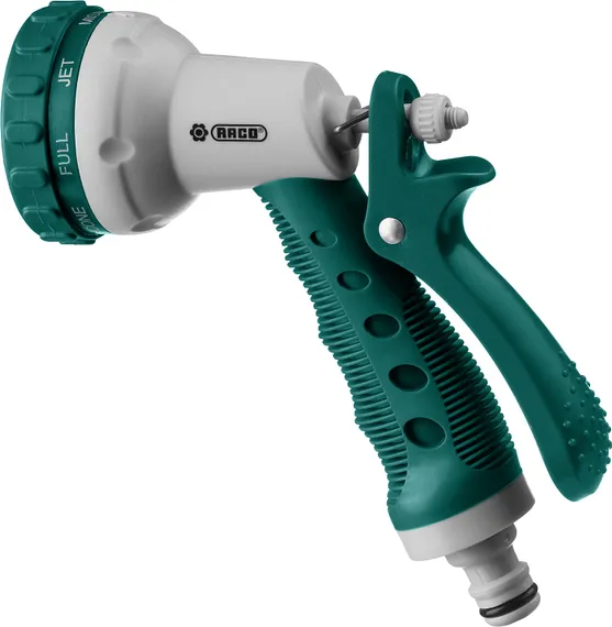 RACO 508C, 8 режимов, курок сзади, пластиковый с TPR, поливочный пистолет (4255-55/508C-18)