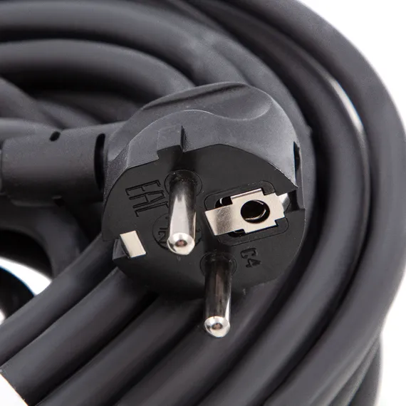 Удлинитель силовой 20 м, 16 А, тип УХз16, КГ 3 x 1.5 мм, 1 розетка, Сибртех