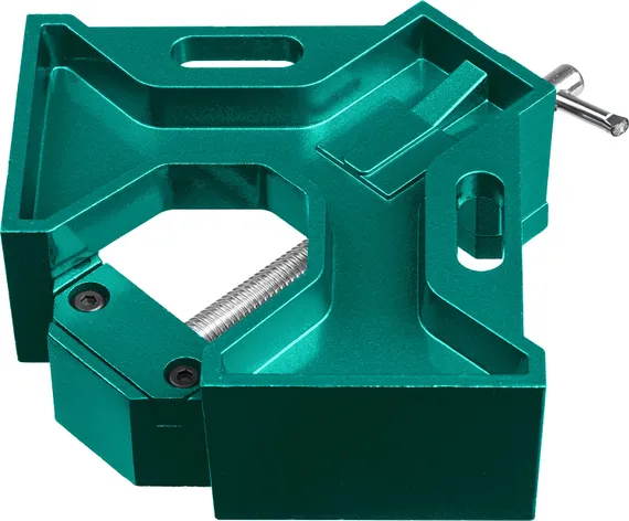 KRAFTOOL AC-80, глубина зажима 70 мм, мощная алюминиевая угловая струбцина (32202)