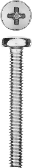 ЗУБР DIN 7985, кл. пр. 4.8, M4 х 30 мм, цинк, 10 шт, винт с полусферической головкой (303156-04-030)