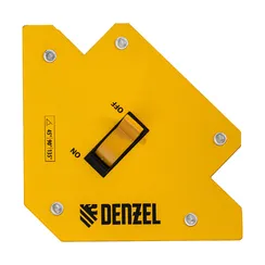 Фиксатор магнитный отключаемый для сварочных работ усилие 30 LB, 45х90х135 град. Denzel
