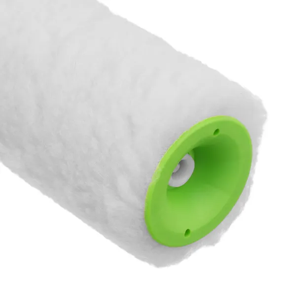 Валик с натуральным мехом, с ручкой, 150 мм, ворс 12 мм, D 48 мм, D ручки 6 мм, Сибртех