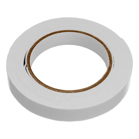 Лента клейкая на вспененной основе, двусторонняя белая 19 мм х 5 м Matrix