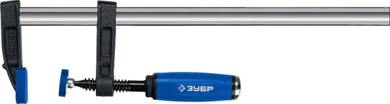 ЗУБР ПС-250/50, F, 250 х 50 мм, усиленная струбцина, Профессионал (32155-050-250)