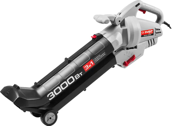 ЗУБР 3000 Вт, электрический садовый пылесос-воздуходувка (ЗПСЭ-3000)