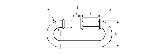 ЗУБР 10 мм, 1 шт, винтовой карабин с муфтой (304536-10)