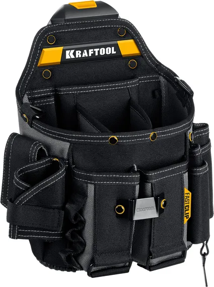 KRAFTOOL KPB-23 поясная сумка с быстросъёмным креплением FastClip, 290 х 310 мм (38766)