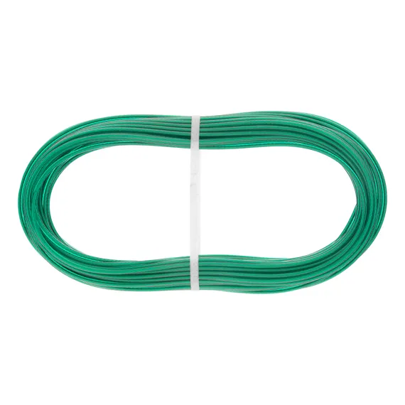 Трос металлополимерный зеленый ПР-2.5, толщина 2.5 мм, моток 20 метров Сибртех