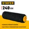 STAYER PUTTY 80 мм, 240 мм, 8 мм ручка, ролик для шпатлевки, PROFESSIONAL (02642-24)