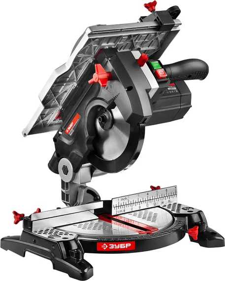 Пила торцовочная комбинированная ЗУБР Ø 210 1500 Вт (ЗПТК-210-1500)