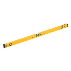 Уровень алюминиевый, магнит, фрезерованный, 3 глазка (1 зеркал.) 0,5 мм/м, 1000 мм Denzel